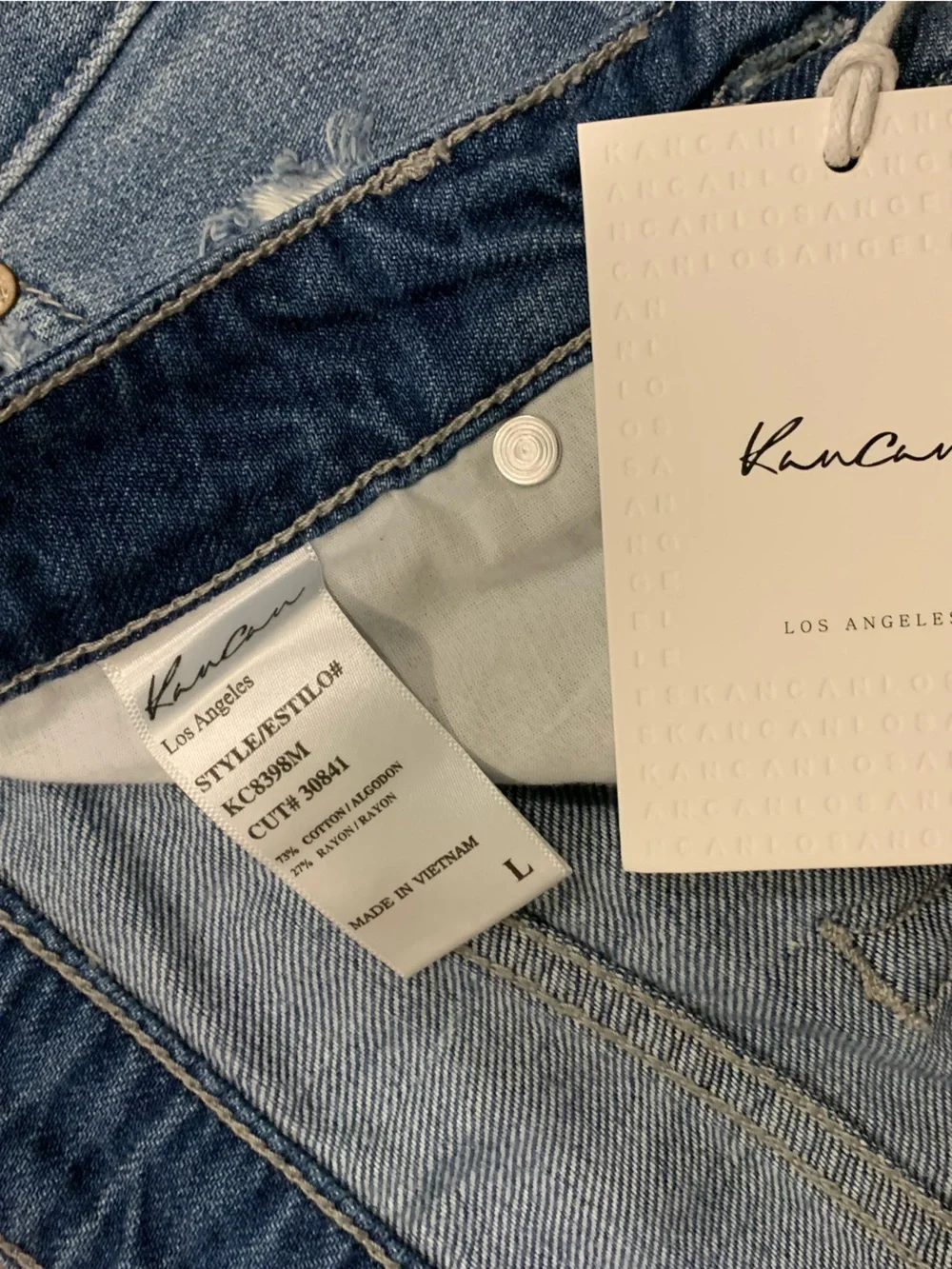 KanCan Women’s Distressed Denim Shorts